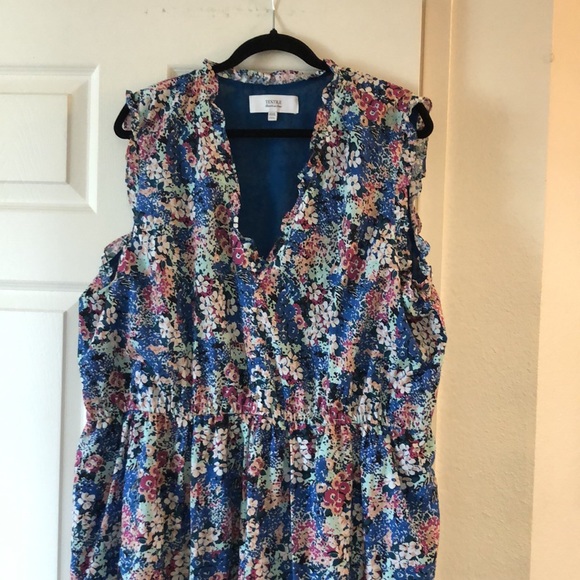 Pretty floral tiered max dress size XXXL NWOT - Picture 2 of 9
